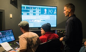 Editing booth Media Arts Centre
