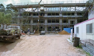 Loneragan building under construction 2