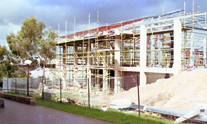 Loneragan building under construction