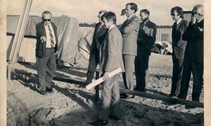 MU Planning Board inspects campus construction work during 1974