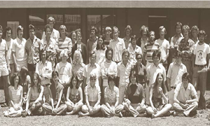 The first cohort of veterinary students who graduated in 1979