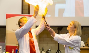 Naked Scientist Dr Chris Smith at Murdoch University