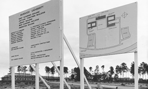 First Murdoch University campus sign, 1975