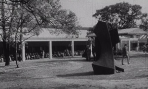 Inaugural Ceremony 1974, Sculpture named 'Survey Mark'